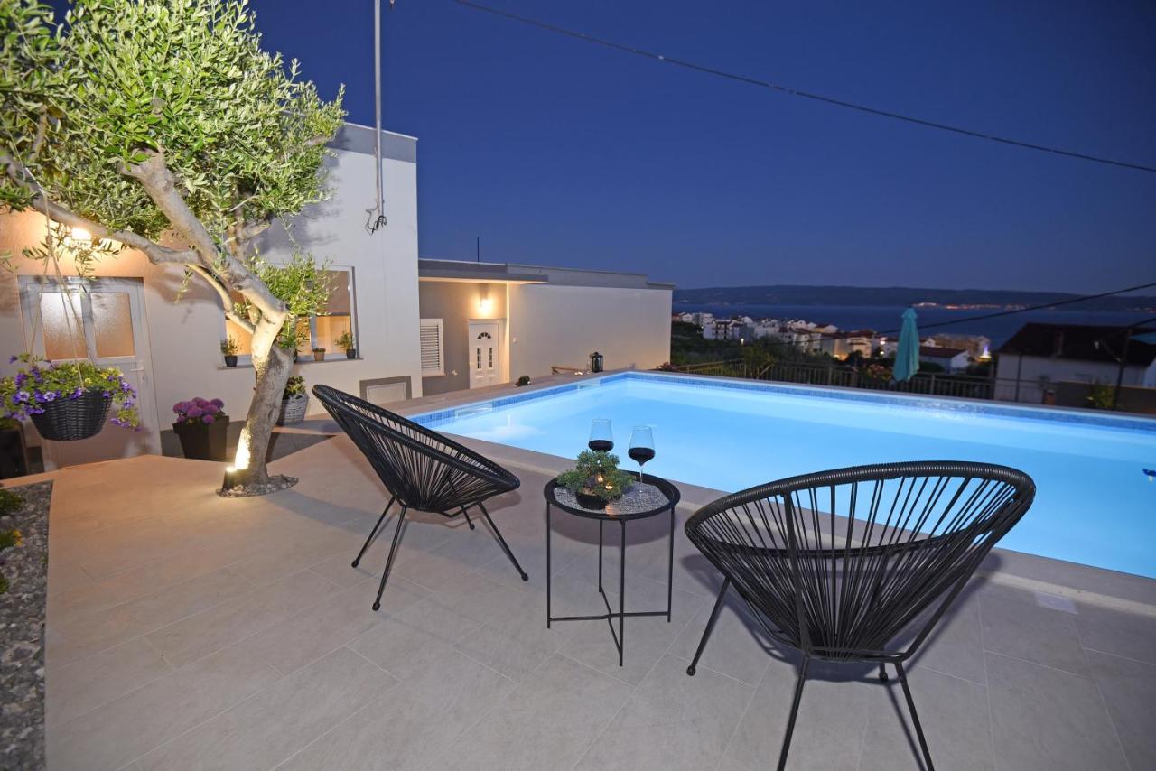 Apartments Lidija - Sea View Apartment With Exclusive Right Of Using Hot Tub Or Split Level Apartment With Exclusive Right Of Using Pool 珀德垂那 外观 照片