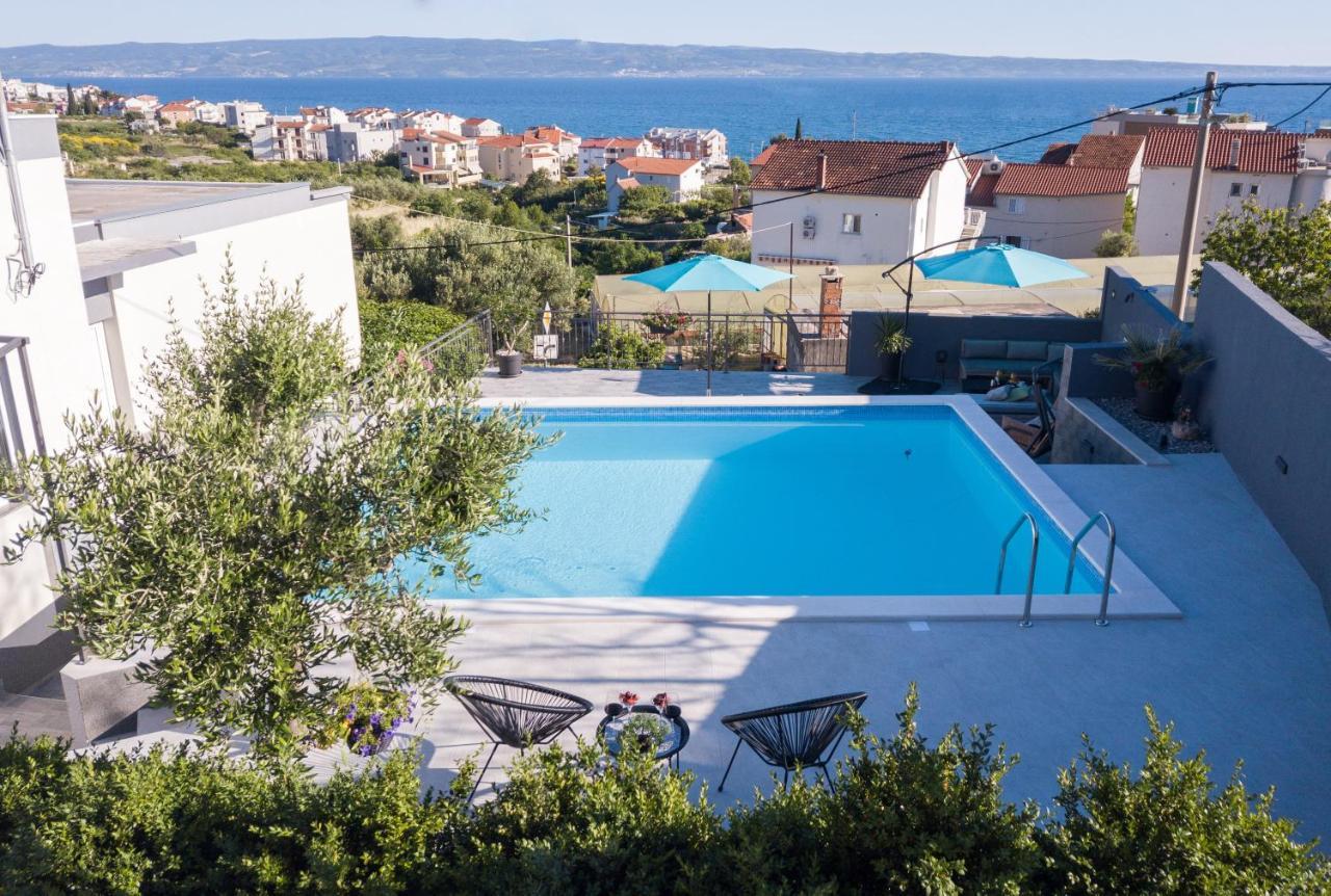 Apartments Lidija - Sea View Apartment With Exclusive Right Of Using Hot Tub Or Split Level Apartment With Exclusive Right Of Using Pool 珀德垂那 外观 照片