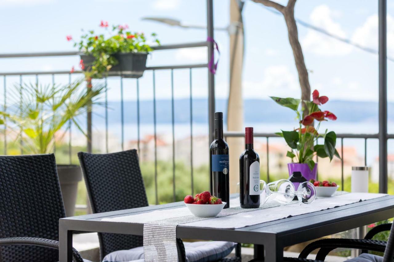 Apartments Lidija - Sea View Apartment With Exclusive Right Of Using Hot Tub Or Split Level Apartment With Exclusive Right Of Using Pool 珀德垂那 外观 照片